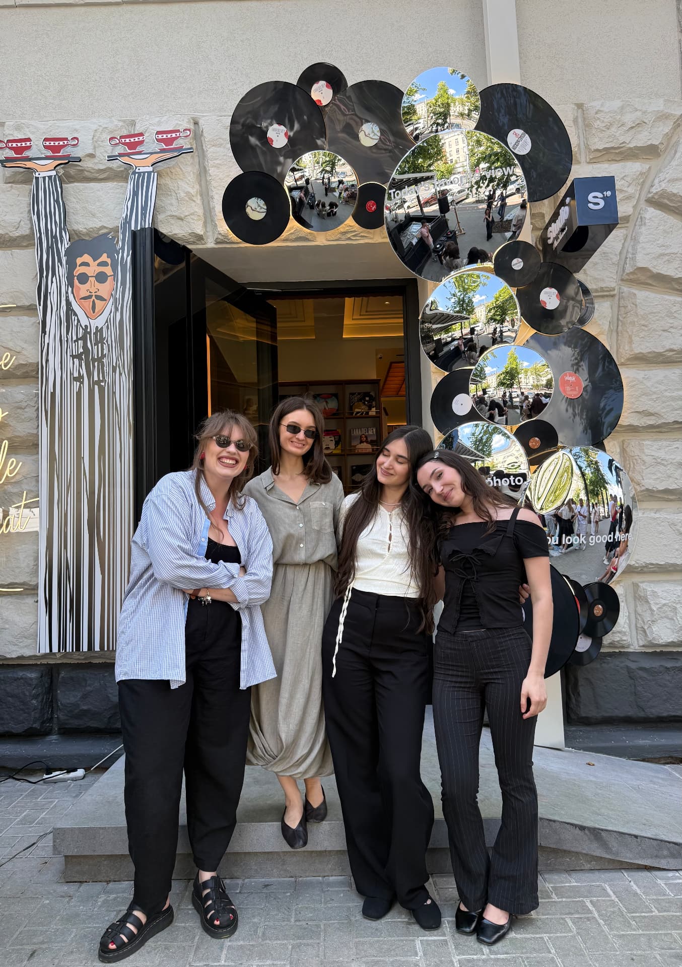 Team outside the Studio 19 opening